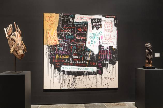 May 1, 2026, Bronx, New York, USA: Jean-Michel Basquiat Museum Security (Broadway Meltdown) on view during May Marquee Modern & Contemporary Auctions press preview at Sotheby s The Breuer in New York, NY on May 1, 2026. Bronx USA  - ZUMAr339 20260501_znp_r339_002 Copyright: xLevxRadinx