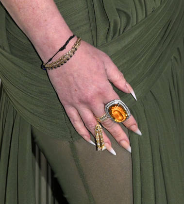 Calamigos Ranch Leading Hotels of the World Accreditation Celebration Tori Spelling, jewelry detail arriving to Calamigos Ranch Leading Hotels of the World Accreditation Celebration at Calamigos Ranch Resort & Spa on May 1, 2026 in Malibu, CA. Malibu Calamigos Ranch Resort & Spa California USA Copyright: xLISAxOConnor AFF-USA.comx