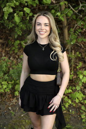 Annelie Henze beim Bild-Renntag 2026 auf der Trabrennbahn Gelsenkirchen. Gelsenkirchen, 01.05.2026