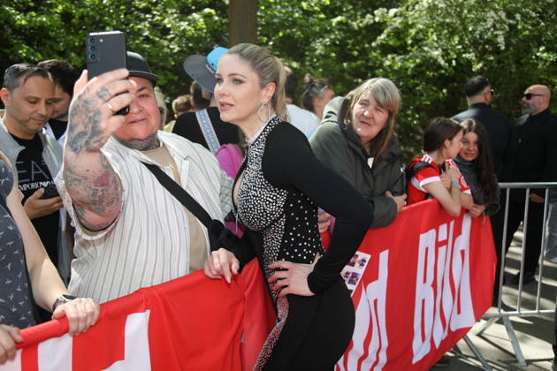 Yvonne Woelke beim Bild-Renntag 2026 auf der Trabrennbahn Gelsenkirchen. Gelsenkirchen, 01.05.2026 Copyright: xAgenturxMatthiasxWehnertx xM.xGränzdörferx
