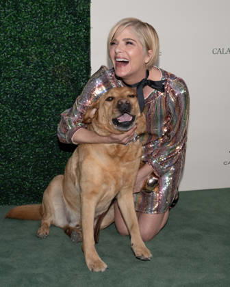 May 1, 2026, Malibu, California, USA: American actress, author, and advocate SELMA BLAIR, 53, and and SCOUT attends Calamigos Ranch Resort & Spa Leading Hotels of the World Accreditation Celebration. Malibu USA  - ZUMAb173 20260501_aap_b173_018 Copyright: xBillyxBennightx
