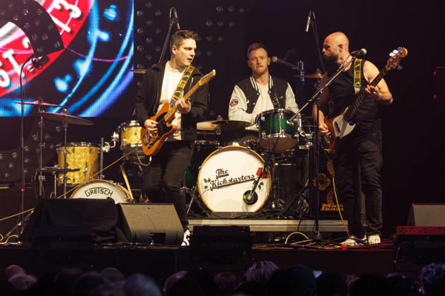 The Kickstarters, Dick Brave bei Veranstaltung EHC Happy Weekend 2026, Rock n Roll im Mai am 01.05.2026 in Königsbrunn, Pharmpur Eisarena. Bayern Deutschland