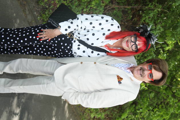 Jörg Draeger mit Ehefrau Petra Draeger beim Bild-Renntag 2026 auf der Trabrennbahn Gelsenkirchen. Gelsenkirchen, 01.05.2026 Copyright: xAgenturxMatthiasxWehnertx xM.xGränzdörferx