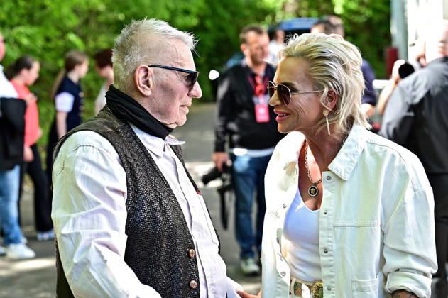 Bild-Renntag 2026 Heinz Hoenig und Annika Kärsten-Hoenig anläßlich des Bild-Renntages am 01.05.2026 auf der Trabrennbahn Gelsenkirchen. 20260501MWI118946