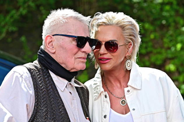 Bild-Renntag 2026 Heinz Hoenig und Annika Kärsten-Hoenig anläßlich des Bild-Renntages am 01.05.2026 auf der Trabrennbahn Gelsenkirchen. 20260501MWI118979