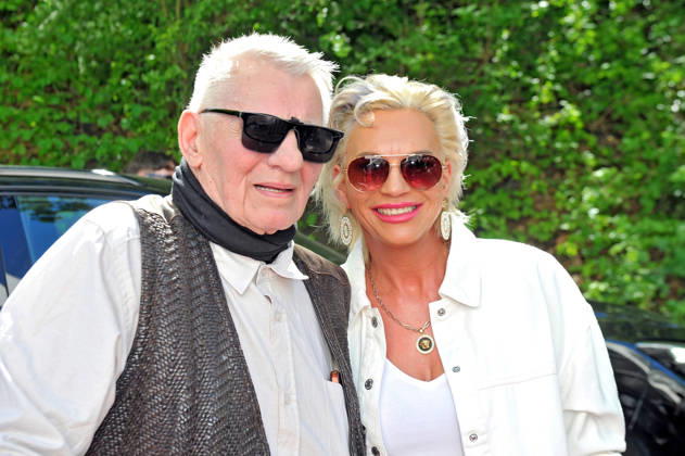 Bild-Renntag 2026 Heinz Hoenig und Annika Kärsten-Hoenig anläßlich des Bild-Renntages am 01.05.2026 auf der Trabrennbahn Gelsenkirchen. 20260501MWI119612