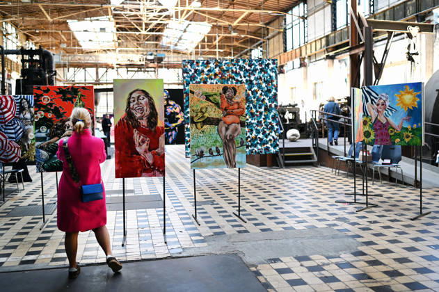 14. Revierkunst Ausstellung im LWL-Museum Henrichshütte, Hattingen, Deutschland
