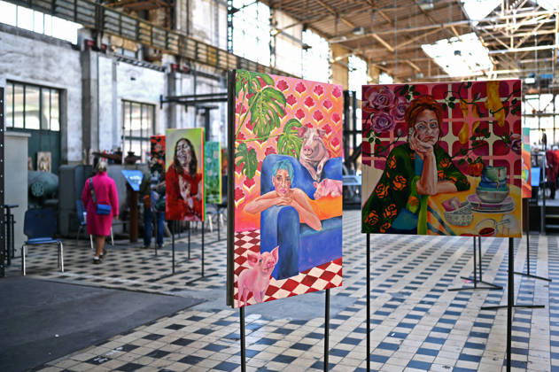 14. Revierkunst Ausstellung im LWL-Museum Henrichshütte, Hattingen, Deutschland
