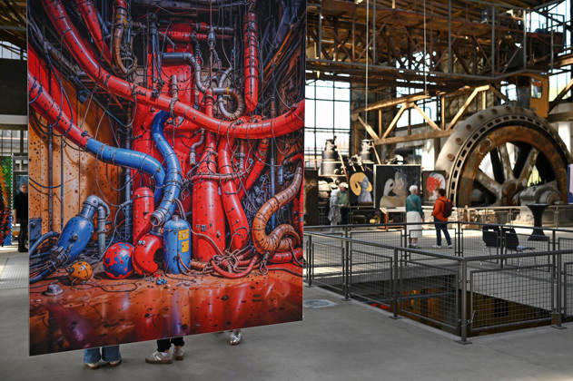 14. Revierkunst Ausstellung im LWL-Museum Henrichshütte, Hattingen, Deutschland