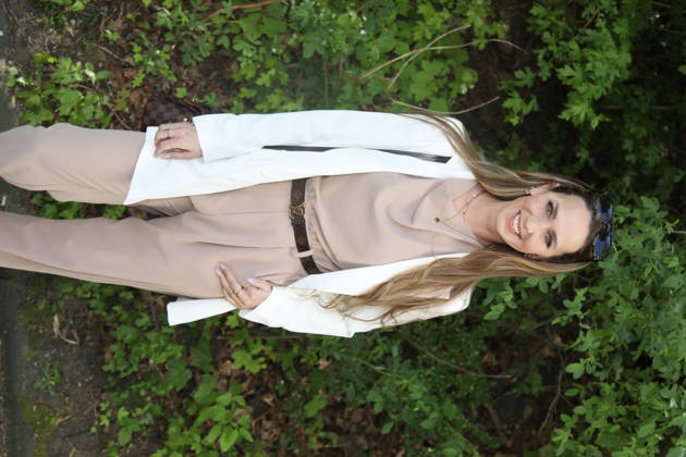 Christina Grass beim Bild-Renntag 2026 auf der Trabrennbahn Gelsenkirchen. Gelsenkirchen, 01.05.2026 Copyright: xAgenturxMatthiasxWehnertx xM.xGränzdörferx