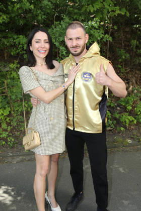 Bild-Renntag 2026 in Gelsenkirchen Anastasiya Avilova und Patrick Herbach beim Bild-Renntag 2026 in Gelsenkirchen NRW Deutschland Copyright: xMatthiasxGränzdörferx