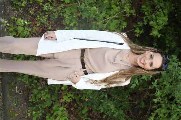 Christina Grass beim Bild-Renntag 2026 auf der Trabrennbahn Gelsenkirchen. Gelsenkirchen, 01.05.2026 Copyright: xAgenturxMatthiasxWehnertx xM.xGränzdörferx