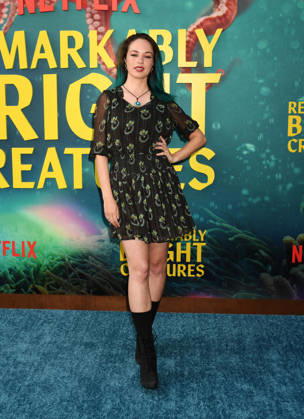 Los Angeles Premiere Of Netflix s Remarkably Bright Creatures - Arrivals LOS ANGELES, CALIFORNIA - APRIL 30: Alexis Knapp attends the Los Angeles Premiere of Netflix s Remarkably Bright Creatures at the Netflix Tudum Theater on April 30, 2026 in Los Angeles, California., Credit:Jeffrey Mayer Avalon United States, CA, Los Angeles, Netflix Tudum Theater  Copyright: xJeffreyxMayerx xAvalonx 1095839500