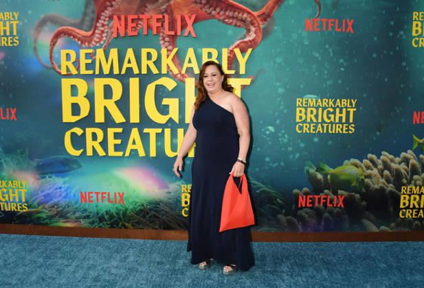 Los Angeles Premiere Of Netflix s Remarkably Bright Creatures - Arrivals LOS ANGELES, CALIFORNIA - APRIL 30: Shelby Van Pelt attends the Los Angeles Premiere of Netflix s Remarkably Bright Creatures at the Netflix Tudum Theater on April 30, 2026 in Los Angeles, California., Credit:Jeffrey Mayer Avalon United States, CA, Los Angeles, Netflix Tudum Theater  Copyright: xJeffreyxMayerx xAvalonx 1095842160