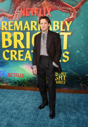 Los Angeles Premiere Of Netflix s Remarkably Bright Creatures - Arrivals LOS ANGELES, CALIFORNIA - APRIL 30: Lewis Pullman attends the Los Angeles Premiere of Netflix s Remarkably Bright Creatures at the Netflix Tudum Theater on April 30, 2026 in Los Angeles, California., Credit:Jeffrey Mayer Avalon United States, CA, Los Angeles, Netflix Tudum Theater  Copyright: xJeffreyxMayerx xAvalonx 1095841761