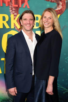 Los Angeles Premiere Of Netflix s Remarkably Bright Creatures - Arrivals LOS ANGELES, CALIFORNIA - APRIL 30: (L-R) Bryan Unkeless and Mandolin Beckner attend the Los Angeles Premiere of Netflix s Remarkably Bright Creatures at the Netflix Tudum Theater on April 30, 2026 in Los Angeles, California., Credit:Jeffrey Mayer Avalon United States, CA, Los Angeles, Netflix Tudum Theater  Copyright: xJeffreyxMayerx xAvalonx 1095842899