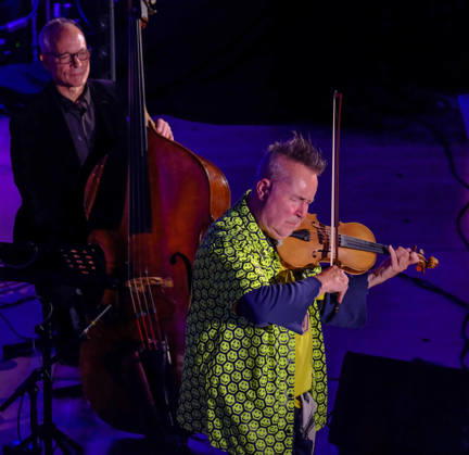 Nigel Kennedy. Cheltenham Jazz Festival. Cheltenham UK. 1 May 2026. B5776. Cheltenham Jazz Festival.Violin Virtuoso Nigel Kennedy celebrating his 70th birthday with Alec Dankworth, son of Johnny Dankworth & Cleo Lane. Entertaining a sell out Cheltenham T Nigel Kennedy. Cheltenham Jazz Festival. Cheltenham UK. 1 May 2026. B5776. Cheltenham Jazz Festival.Violin Virtuoso Nigel Kennedy celebrating his 70th birthday with Alec Dankworth, son of Johnny Dankworth & Cleo Lane. Entertaining a sell out Cheltenham Town audience., Credit:Charlie Bryan Avalon  Copyright: xCharliexBryanx xAvalonx 1095850050