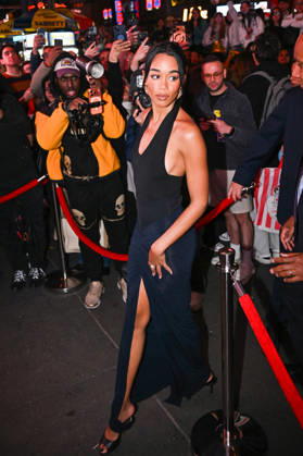 Laura Harrier Arrivals and exits at Vogues Pre Met Gala Party at Madame Tussauds in Times Square in New York City, NY, USA, May 1, 2026 Gedeon Taieb Bestimage Celebs attending Vogues Pre Met Gala Party at Madame Tussauds in Times Square, New York New York Etats Unis  Copyright: xGedeonxTaiebx xBestimagexGedeonxTaiebx xBestimagex