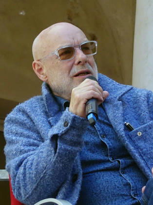 Parma, May 1, 2026. European premiere of Brian Eno s exhibition My Light Years at the Ospedale Vecchio. Pictured is the lecture Brian Eno gave at the Casa della Musica.  Copyright: xRobertoxBrancolinix xipa-agency.netx xRobertoxBrancolini Ipax IPA_Agency_IPA74383065