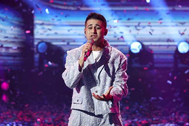 Kandidat Abii Faizan bei der zweiten von drei Live-Shows der 22. Staffel der deutschen Gesangs-Castingshow Deutschland sucht den Superstar (DSDS) in den MMC-Studios. Köln, 02.05.2026 NRW Deutschland Copyright: xChristophxHardtx