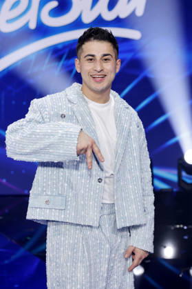 Kandidat Abii Faizan bei der zweiten von drei Live-Shows der 22. Staffel der deutschen Gesangs-Castingshow Deutschland sucht den Superstar (DSDS) in den MMC-Studios. Köln, 02.05.2026 NRW Deutschland Copyright: xChristophxHardtx