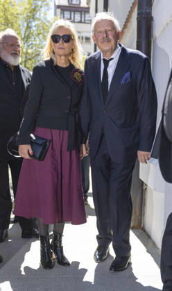 Axel und Judith Milberg Trauerfeier für Mario Adorf in der Jesuitenkirche St. Michael in München Datum: 02.05.2026