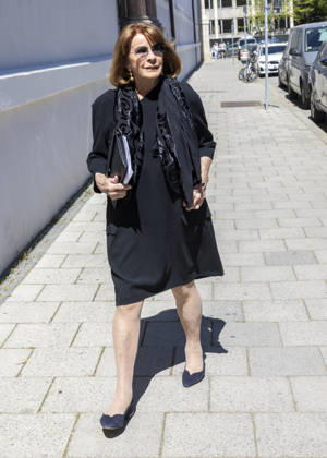 Senta Berger Trauerfeier für Mario Adorf in der Jesuitenkirche St. Michael in München Datum: 02.05.2026