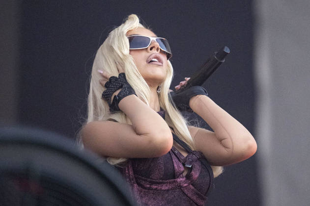 Christina Aguilera live beim Top of the Mountain Closing Concert 2026 auf der Ischgl Stage auf der Idalp. Ischgl, 02.05.2026