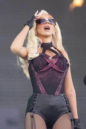 Christina Aguilera live beim Top of the Mountain Closing Concert 2026 auf der Ischgl Stage auf der Idalp. Ischgl, 02.05.2026