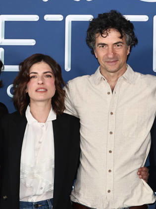 Rome, Hotel Sina Bernini, photocall for the Sky series Rosa Elettrica. Pictured: Davide Marengo, Maria Chiara Giannetta  Copyright: xMarcoxProvvisionatox xipa-agency.netx xDxAvanzo Provvisionatox IPA_Agency_IPA74407593