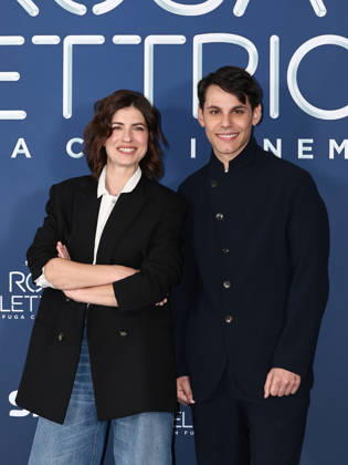 Rome, Hotel Sina Bernini, photocall for the Sky series Rosa Elettrica. Pictured: Maria Chiara Giannetta, Francesco Di Napoli  Copyright: xMarcoxProvvisionatox xipa-agency.netx xDxAvanzo Provvisionatox IPA_Agency_IPA74407540