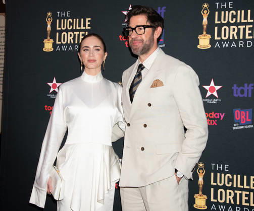 2026 Lucille Lortel Awards Featuring: Emily Blunt, John Krasinski Where: New York, New York, United States When: 04 May 2026 Credit: Janet Mayer INSTARimages.com EDITORIAL USE ONLY. NOT FOR USE BY NEWSPAPERS BASED IN THE UK. Copyright: xx instar55661259