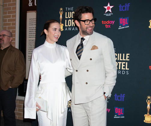2026 Lucille Lortel Awards Featuring: Emily Blunt, John Krasinski Where: New York, New York, United States When: 04 May 2026 Credit: Janet Mayer INSTARimages.com EDITORIAL USE ONLY. NOT FOR USE BY NEWSPAPERS BASED IN THE UK. Copyright: xx instar55661258