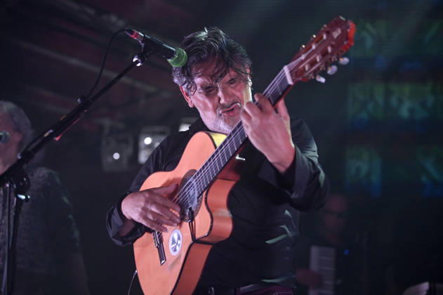 Stefane Mellino von Les NÃ gresses Vertes live bei einem Konzert ihrer Zobi Tour in der Fabrik. Hamburg, 03.05.2026