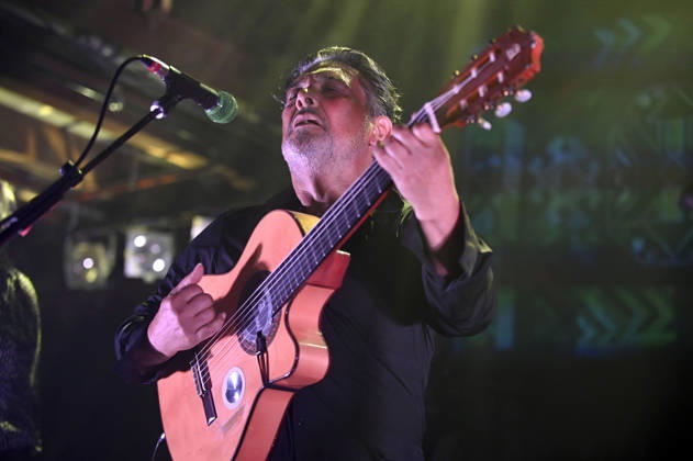 Stefane Mellino von Les NÃ gresses Vertes live bei einem Konzert ihrer Zobi Tour in der Fabrik. Hamburg, 03.05.2026