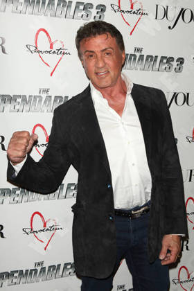 Sylvester Stallone s DuJour Summer issue cover Sylvester Stallone s DuJour Summer issue cover at Provocateur, New York City, New York, United States WENN.com 21619320.jpg