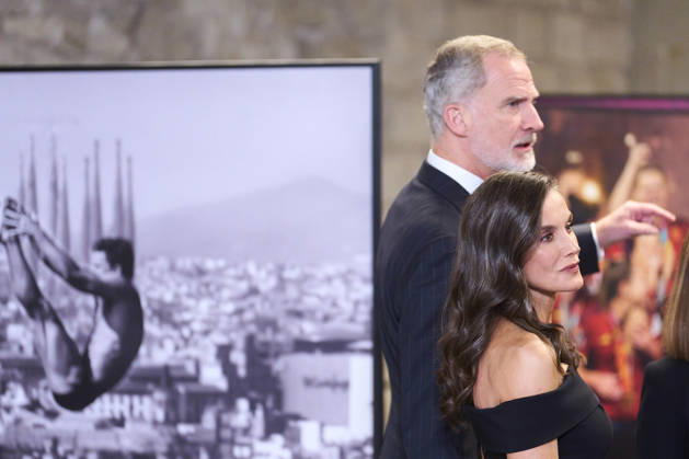04-05-2026 Barcelona Queen Letizia and King Felipe attend the 50th anniversary of the El Pais newspaper at the Maritime museum in Barcelona. No Spain Â  Copyright: xPPEx