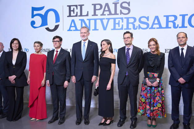 04-05-2026 Barcelona Queen Letizia and King Felipe attend the 50th anniversary of the El Pais newspaper at the Maritime museum in Barcelona. No Spain Â  Copyright: xPPEx