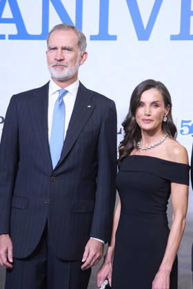 04-05-2026 Barcelona Queen Letizia and King Felipe attend the 50th anniversary of the El Pais newspaper at the Maritime museum in Barcelona. No Spain Â  Copyright: xPPEx