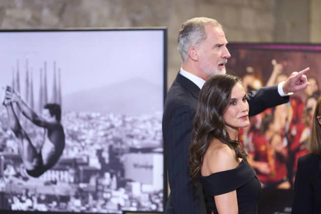 04-05-2026 Barcelona Queen Letizia and King Felipe attend the 50th anniversary of the El Pais newspaper at the Maritime museum in Barcelona. No Spain Â  Copyright: xPPEx