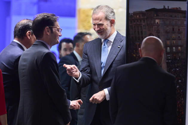 04-05-2026 Barcelona King Felipe attend the 50th anniversary of the El Pais newspaper at the Maritime museum in Barcelona. No Spain Â  Copyright: xPPEx