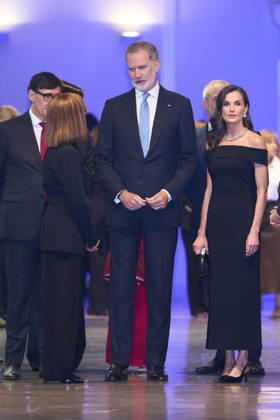 04-05-2026 Barcelona Queen Letizia and King Felipe attend the 50th anniversary of the El Pais newspaper at the Maritime museum in Barcelona. No Spain Â  Copyright: xPPEx