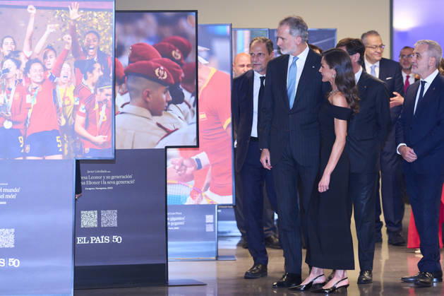 04-05-2026 Barcelona Queen Letizia and King Felipe attend the 50th anniversary of the El Pais newspaper at the Maritime museum in Barcelona. No Spain Â  Copyright: xPPEx