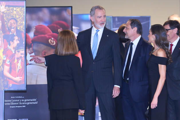 04-05-2026 Barcelona Queen Letizia and King Felipe attend the 50th anniversary of the El Pais newspaper at the Maritime museum in Barcelona. No Spain Â  Copyright: xPPEx