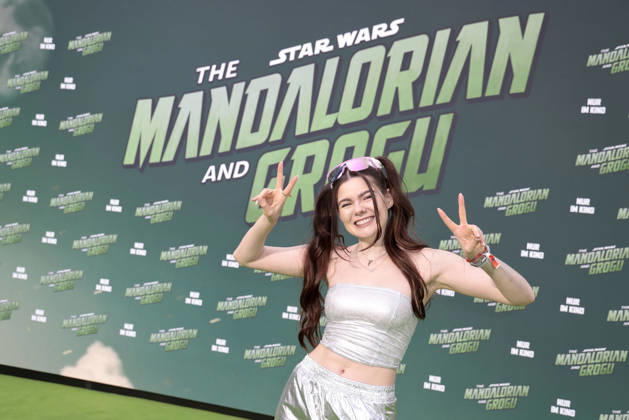 Klaudia Giez beim Star Wars: The Mandalorian and Grogu Photocall im Rahmen der Film Premiere & Fan Event am Uber Platz in der Uber Eats Music Hall am 4.05.2026 in Berlin Klaudia Giez at the Star Wars: The Mandalorian and Grogu photocall during the film premiere & fan event at Uber Platz in the Uber Eats Music Hall on May 4, 2026 in Berlin Star Wars: The Mandalorian and Grogu Filmpremiere & Fan Event in Berlin