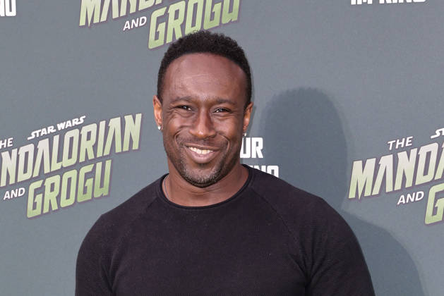 Jerry Kwarteng beim Star Wars: The Mandalorian and Grogu Photocall im Rahmen der Film Premiere & Fan Event am Uber Platz in der Uber Eats Music Hall am 4.05.2026 in Berlin Jerry Kwarteng at the Star Wars: The Mandalorian and Grogu photocall during the film premiere & fan event at Uber Platz in the Uber Eats Music Hall on May 4, 2026 in Berlin Star Wars: The Mandalorian and Grogu Filmpremiere & Fan Event in Berlin