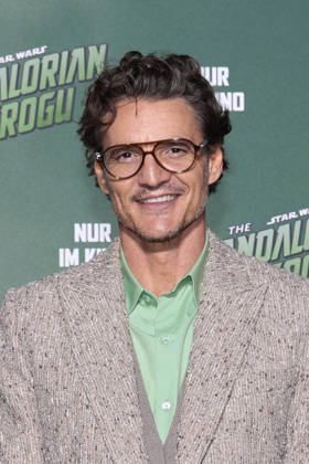 Pedro Pascal at the Star Wars: The Mandalorian and Grogu photocall during the film premiere & fan event at Uber Platz in the Uber Eats Music Hall on May 4, 2026 in Berlin Star Wars: The Mandalorian and Grogu Filmpremiere & Fan Event in Berlin
