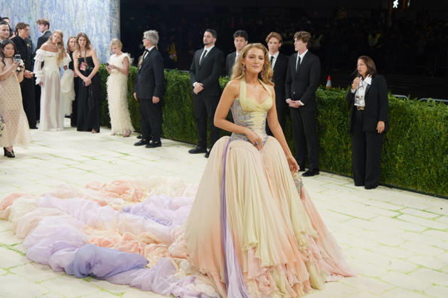 American actress and model Blake Lively poses on the white carpet at the Met Gala in New York, United States, 04 May 2026. The White Carpet at the 2026 Met Gala !ACHTUNG: NUR REDAKTIONELLE NUTZUNG!  Copyright: xOctavioxGuzmánx AME9429 20260505-55020181745_1