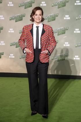 ABB STARSWARS- Sigourney Weaver auf dem gruenen Teppich bei dem Fan Event von Stars Wars The Mandalorian and Grogu in UCI Luxe East Side Gallery am 04.05.2026 in Berlin Berlin Deutschland