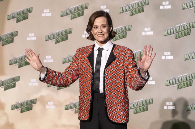 ABB STARSWARS- Sigourney Weaver auf dem gruenen Teppich bei dem Fan Event von Stars Wars The Mandalorian and Grogu in UCI Luxe East Side Gallery am 04.05.2026 in Berlin Berlin Deutschland